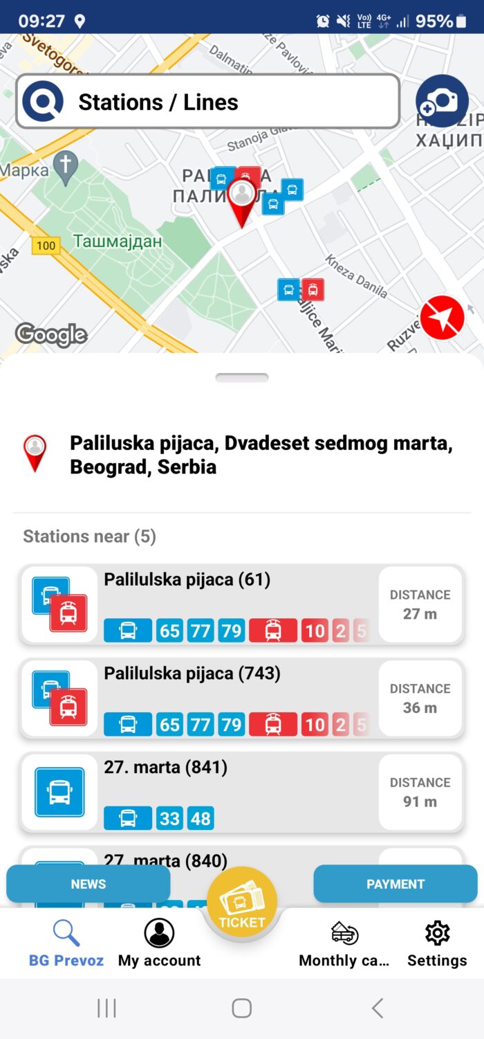 Kako kupiti kartu putem aplikacije za gradski prevoz u Beogradu 