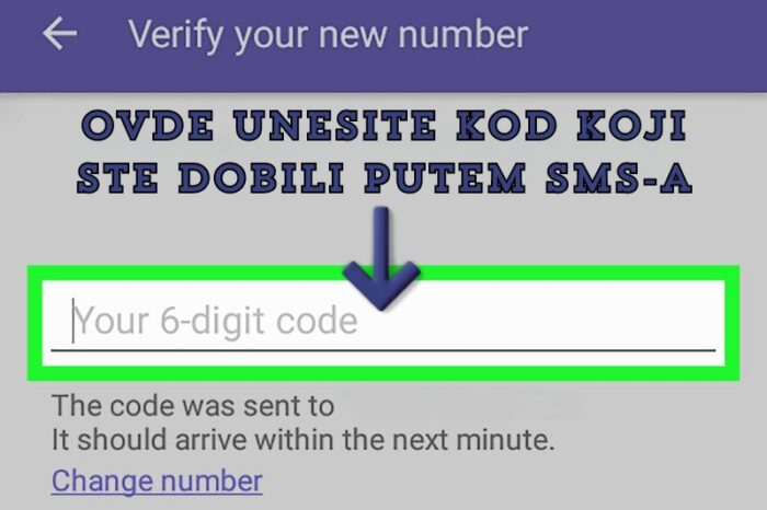 Potvrdi Broj Telefona za Viber