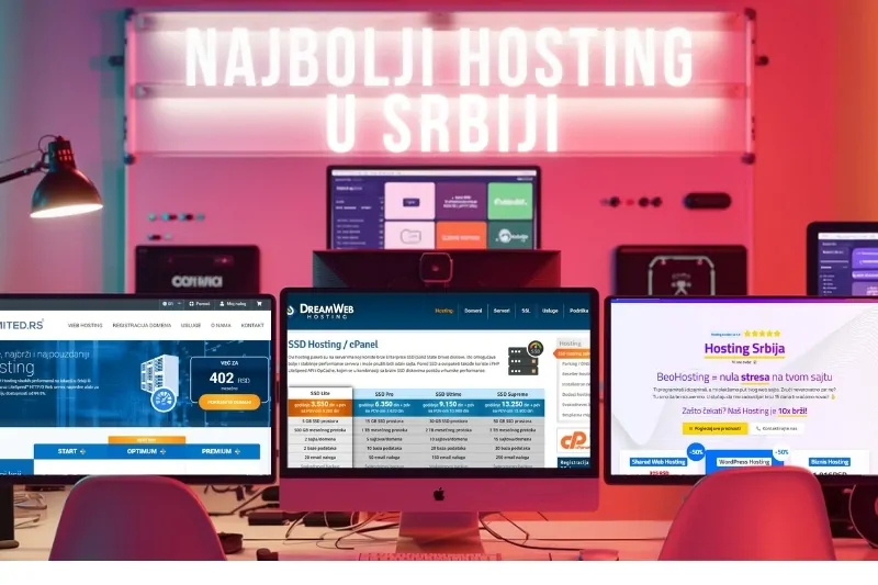 Lista najboljih Hosting provajdera u Srbiji za 2024. godinu