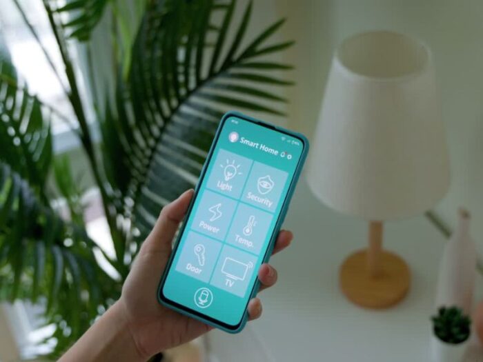 smart home aplikacija na telefonu