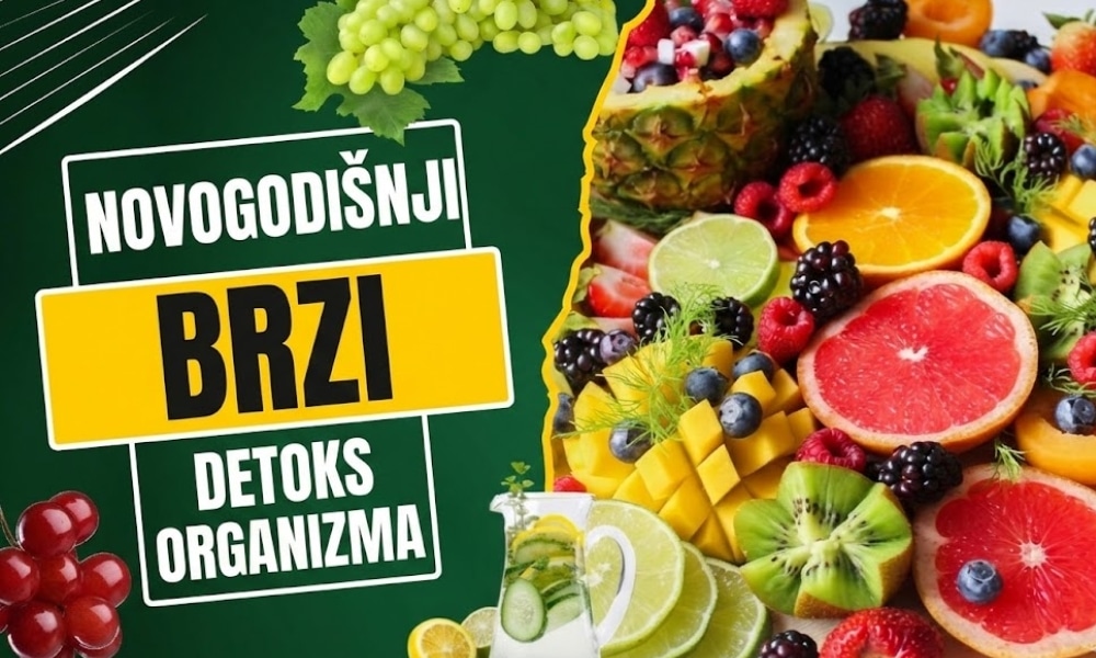 Brzi detoks organizma za jedan dan – idealan posle praznika