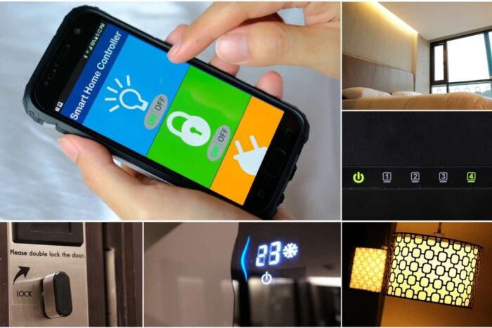 prikaz sta sve smart home sistem može da radii na 4 slike